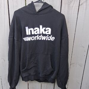 Inaka Power Black Hoodie with White Logo